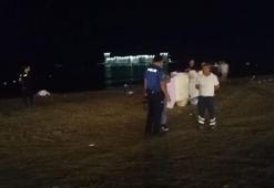Gece denize girip, boğuldu