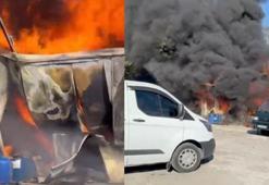 Bakırköy'deki Sosyete Pazarı'nın çay ocağında yangın