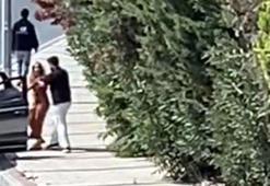 Avcılar'da bir kadının zorla araca bindirildiği anlar cep telefonu ile görüntülendi