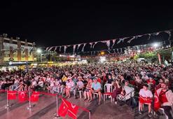 Aydın’da milli maç dev ekrandan takip edildi