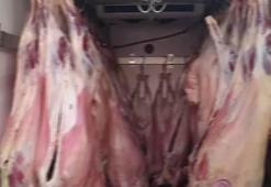 Bakanlık: Ahırdaki soğuk hava deposunda bulunan 1,5 ton uygunsuz et imha edildi
