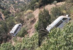 Servis minibüsü, uçuruma yuvarlandı: 4'ü öğrenci, 5 yaralı