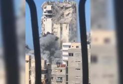 İsrail bir yüksek katlı binayı daha vurdu