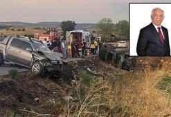 Eski belediye başkanı kazada öldü, eşi yaralandı