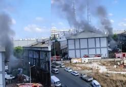 Başakşehir'de iş yerinde çıkan yangın söndürüldü