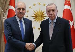 Cumhurbaşkanı Erdoğan, TBMM Başkanı Kurtulmuş'u kabul etti