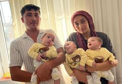 Üçüz annesi, DHA'nın haberi sonrası hayallerine kavuştu