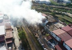 Kereste fabrikası yangınının nedeni araştırılıyor