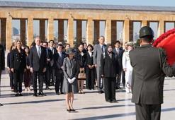 Japonya Prensesi Akiko Mikasa, Anıtkabir'i ziyaret etti