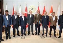 Bakan Yerlikaya, Ankara Filistin Dayanışma Platformu'nu kabul etti