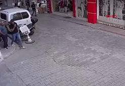 Silahları tutukluk yapınca otoparka saldırıdan vazgeçip kaçtılar; o anlar kamerada