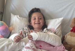 Fransa'da iki kolu kırılan Doğa, Türkiye'de tedavi edildi