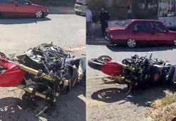 Tamir ettiği motosikletin test sürüşünde yaralandı