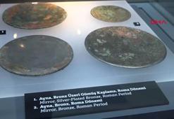 Samsun Müzesi'nde antik gümüş ayna örneği sergileniyor