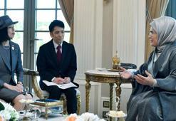 Emine Erdoğan, Japonya Altes Prensesi Mikasa ile bir araya geldi