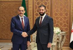 MİT Başkanı Kalın, Şam'da Suriye Cumhurbaşkanı Şara ile görüştü