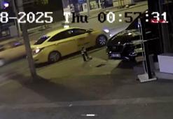 Drift yapan sürücünün otomobiline motosiklet çarptı; 2 yaralı