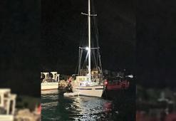 Çanakkale Boğazı'nda sürüklenen tekne kurtarıldı