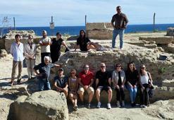 Tiyatrocular, Perinthos Antik Kenti'nde ortaya çıkarılan tiyatroyu ziyaret etti