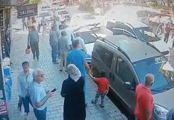 Yol kesip husumetlilerini darbettiler; o anlar kamerada