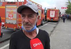 Yangının görgü tanığı o anları anlattı
