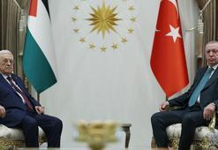 Cumhurbaşkanı Erdoğan, Filistin Devlet Başkanı Abbas ile görüştü