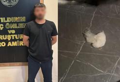 Uyuşturucu şüphelisi kahvehanenin tuvaletinde yakalandı