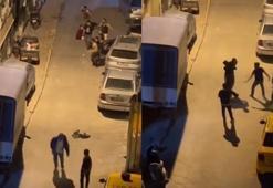 Fatih'te taşlı sopalı 'Damacana suyumu sen mi aldın' kavgası; o anlar kamerada