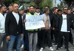 Peyzaj işçilerinden Ankara Büyükşehir Belediyesi önünde açıklama