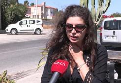 Eski erkek arkadaşı sokak ortasında darbetti