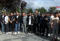 Peyzaj işçilerinden Ankara Büyükşehir Belediyesi önünde açıklama