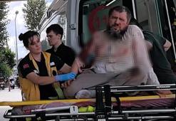 Park ettiği aracından indiği sırada yolcu minibüsü çarptı, ağır yaralandı