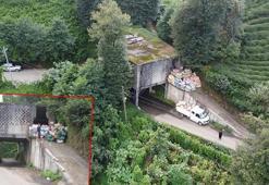 Üstü çay alım yeri, altı yol