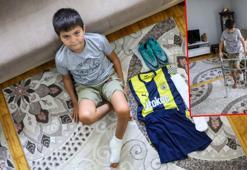 Doğum günü hediyesi kuşun peşinden 6'ncı kattan düşen Burak, tekrar ayağa kalkmak istiyor