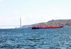 İstanbul Boğazı'nda kaza yapan ‘Artvin’ isimli gemi Büyükdere açıklarına çekildi
