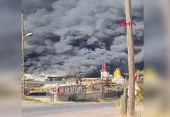 Kayseri'de mobilya fabrikasında yangın