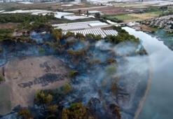 Yangının boyutu gündüz ortaya çıktı, bölgeyi yoğun duman kapladı