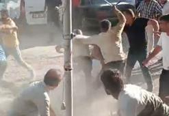 Batman’da iki grup arasında taş ve sopalı kavga kamerada