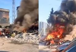 Bahçelievler'de restoranda çıkan yangın söndürüldü