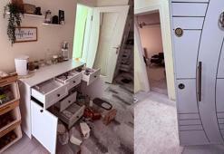 Evini dağıtıp, hırsızlık ihbarında bulundu