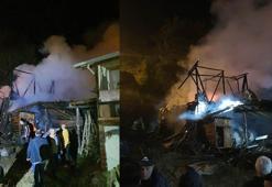 Bursa’nın İnegöl ilçesinde samanlık yangını