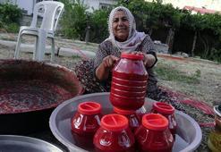 Kayseri'de kadınlar kışlık salça yapımına başladı