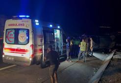 Gaziantep’te lastiği patlayan minibüs takla attı: 2 ölü, 8 yaralı