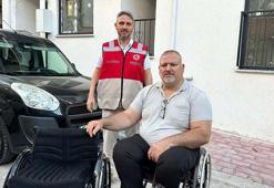 Milli sporcunun çalınan tekerlekli sandalyesi, aynı gün bulunup teslim edildi