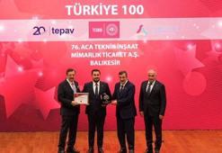 ACA Teknik İnşaat, Türkiye'nin en hızlı büyüyen 100 şirketi arasında yer aldı