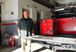 Yarım asırlık oto tamircisi, 'yangın ambulansı' üretti