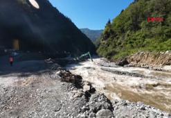 Rize ve Artvin’de sel sonrası hasar tespiti