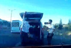 'Yol verme' tartışmasında taksiciyi takip edip, sopayla darbettiler