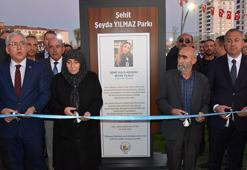 Şehit polis Şeyda Yılmaz'ın ismi Sivas'ta parka verildi