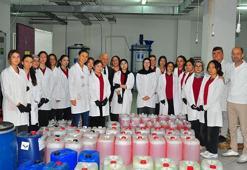 Fabrika gibi okul; temizlik malzemesi üretip yıllık 2 milyon lira elde ediyorlar